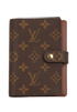 Louis Vuitton Small Ring Agenda Cover, &pound;220, Accessories, Brown, Canvas, Front view